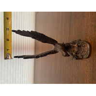 BEAUTIFUL VTG Bronze Flying Eagle Sculpture 8"H