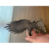 BEAUTIFUL VTG Bronze Flying Eagle Sculpture 8"H