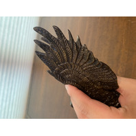 BEAUTIFUL VTG Bronze Flying Eagle Sculpture 8"H