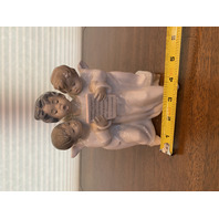 VTG LLADRO ANGELS GROUP Singing Trio Glossy Porcelain Figurine #4542 7"H SPAIN
