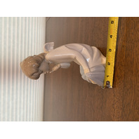 VTG LLADRO ANGEL WITH BABY Glossy Porcelain Figurine #4635 6.75"H SPAIN