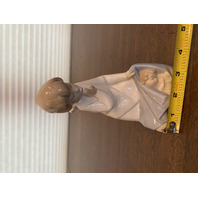 VTG LLADRO ANGEL WITH BABY Glossy Porcelain Figurine #4635 6.75"H SPAIN