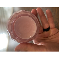 BEAUTIFUL VTG FENTON Dusty Rose Pink Overlay FLUTE & DOT Cased Glass Vase 5.25"H