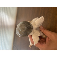 BEAUTIFUL VTG LLADRO ANGEL WONDERING Glossy Angel Figurine #4962, 5.75"H SPAIN