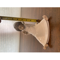 BEAUTIFUL VTG LLADRO ANGEL WONDERING Glossy Angel Figurine #4962, 5.75"H SPAIN