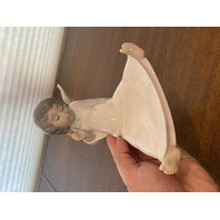 BEAUTIFUL VTG LLADRO ANGEL WONDERING Glossy Angel Figurine #4962, 5.75"H SPAIN