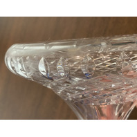 BEAUTIFUL VTG Crystal Diamond Pattern Decanter W/Stopper 11"H