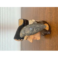 VINTAGE Royal Doulton LONG JOHN SILVER D6335 Character Porcelain Toby Mug 7.25"H