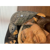 VINTAGE Royal Doulton LONG JOHN SILVER D6335 Character Porcelain Toby Mug 7.25"H