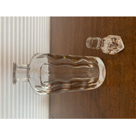 Orrefors SWEDEN Crystal Square Decanter W/Stopper #2508 SIGNED 10"H