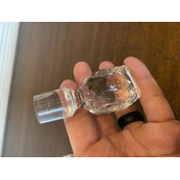 Orrefors SWEDEN Crystal Square Decanter W/Stopper #2508 SIGNED 10"H