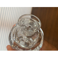 Orrefors SWEDEN Crystal Square Decanter W/Stopper #2508 SIGNED 10"H