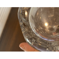 Orrefors SWEDEN Crystal Square Decanter W/Stopper #2508 SIGNED 10"H