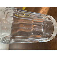 Orrefors SWEDEN Crystal Square Decanter W/Stopper #2508 SIGNED 10"H