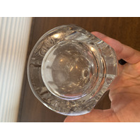 Orrefors SWEDEN Crystal Square Decanter W/Stopper #2508 SIGNED 10"H