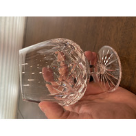 VTG SET(3) WATERFORD Crystal LISMORE Brandy Glasses SIGNED, IRELAND 5.25"H