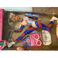 1995 OLYMPIC GYMNAST Barbie Doll Mattel 15123