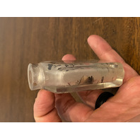 BEAUTIFUL VTG Chinese Reverse PAINTED Snuff Bottle "SHI NU" "JIAZI Year 3.5"H