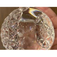 VTG WATERFORD Crystal Times Square 2000 STAR OF HOPE Paperweight, SIGNED 2.75"H