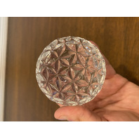 VTG WATERFORD Crystal Times Square 2000 STAR OF HOPE Paperweight, SIGNED 2.75"H