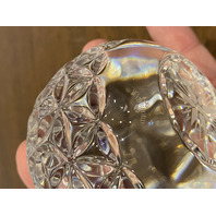 VTG WATERFORD Crystal Times Square 2000 STAR OF HOPE Paperweight, SIGNED 2.75"H