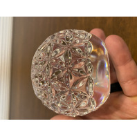 VTG WATERFORD Crystal Times Square 2000 STAR OF HOPE Paperweight, SIGNED 2.75"H