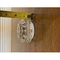 STUNNING VTG WATERFORD Crystal Starburst Paperweight, SIGNED 2.75"W