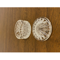 BEAUTIFUL VTG 2001 WATERFORD SOCIETY Crystal Trinket Box SIGNED 2.5"W