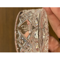 BEAUTIFUL VTG 2001 WATERFORD SOCIETY Crystal Trinket Box SIGNED 2.5"W