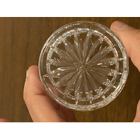 BEAUTIFUL VTG 2001 WATERFORD SOCIETY Crystal Trinket Box SIGNED 2.5"W