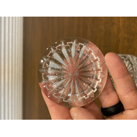 BEAUTIFUL VTG 2001 WATERFORD SOCIETY Crystal Trinket Box SIGNED 2.5"W