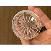 BEAUTIFUL VTG 2001 WATERFORD SOCIETY Crystal Trinket Box SIGNED 2.5"W