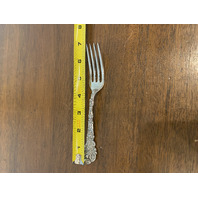 3 ANTIQUE GORHAM "VERSAILLES" STERLING SILVER COPYRIGHTED 1888 Forks 6.75"L