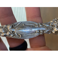 5 ANTIQUE INTERNATIONAL SILVER COMPANY "FRONTENAC" STERLING SILVER Spoons 6 7/8"