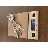 5 ANTIQUE INTERNATIONAL SILVER COMPANY "FRONTENAC" STERLING SILVER Spoons 6 7/8"