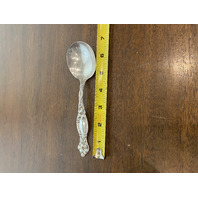 5 ANTIQUE INTERNATIONAL SILVER COMPANY "FRONTENAC" STERLING SILVER Spoons 6 7/8"