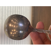 5 ANTIQUE INTERNATIONAL SILVER COMPANY "FRONTENAC" STERLING SILVER Spoons 6 7/8"