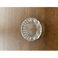 STUNNING VTG WATERFORD Crystal Monogram "PAT" Faceted Paperweight, SIGNED 3"W