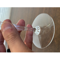 BEAUTIFUL SET(4) VTG Fostoria TROJAN TOPAZ Champagne/Tall Sherbet Glasses 6"H