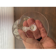 BEAUTIFUL SET(4) VTG Fostoria TROJAN TOPAZ Champagne/Tall Sherbet Glasses 6"H