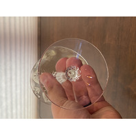 BEAUTIFUL SET(4) VTG Fostoria TROJAN TOPAZ Champagne/Tall Sherbet Glasses 6"H