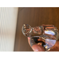 STUNNING The Toscany Collection Crystal TRUNK UP Elephant Figurine W/LABEL 5.75"H