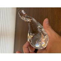 STUNNING The Toscany Collection Crystal TRUNK UP Elephant Figurine W/LABEL 5.75"H