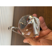 STUNNING The Toscany Collection Crystal TRUNK UP Elephant Figurine W/LABEL 5.75"H