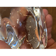 STUNNING The Toscany Collection Crystal TRUNK UP Elephant Figurine W/LABEL 5.75"H