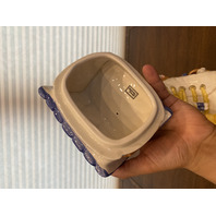 VTG 1986 Fitz & Floyd Porcelain OLD WOMAN WHO LIVED IN A SHOE Cookie Jar 9.75"H