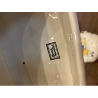 VTG 1986 Fitz & Floyd Porcelain OLD WOMAN WHO LIVED IN A SHOE Cookie Jar 9.75"H