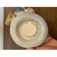 VTG Fitz & Floyd Hydrangea Bear Ceramic Teapot & Mug 7.75"H, 4.25"H