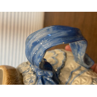 VTG Fitz & Floyd Hydrangea Bear Ceramic Teapot & Mug 7.75"H, 4.25"H