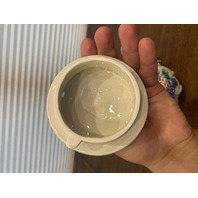 VTG 1993 Fitz & Floyd Ribbons & Flowers 35 Oz Ceramic Lidded Teapot 7.5"L